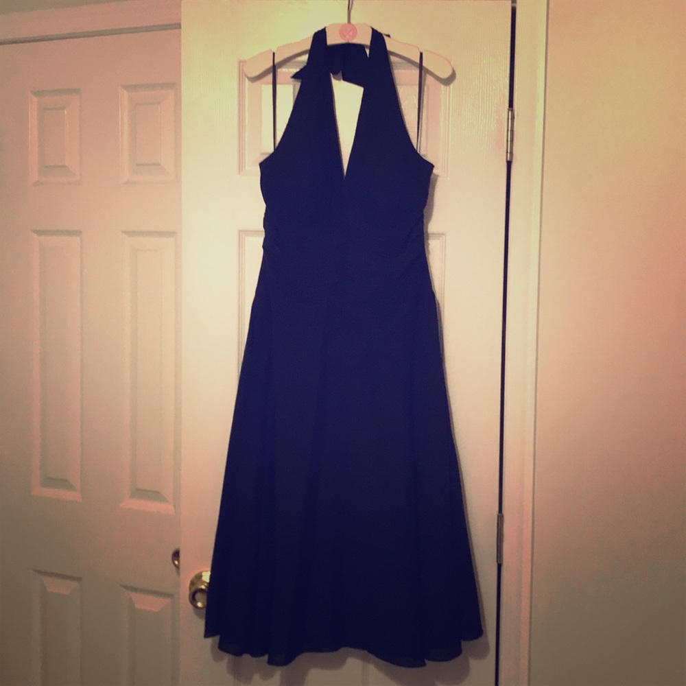 White House Black Market Halter Cocktail Dress